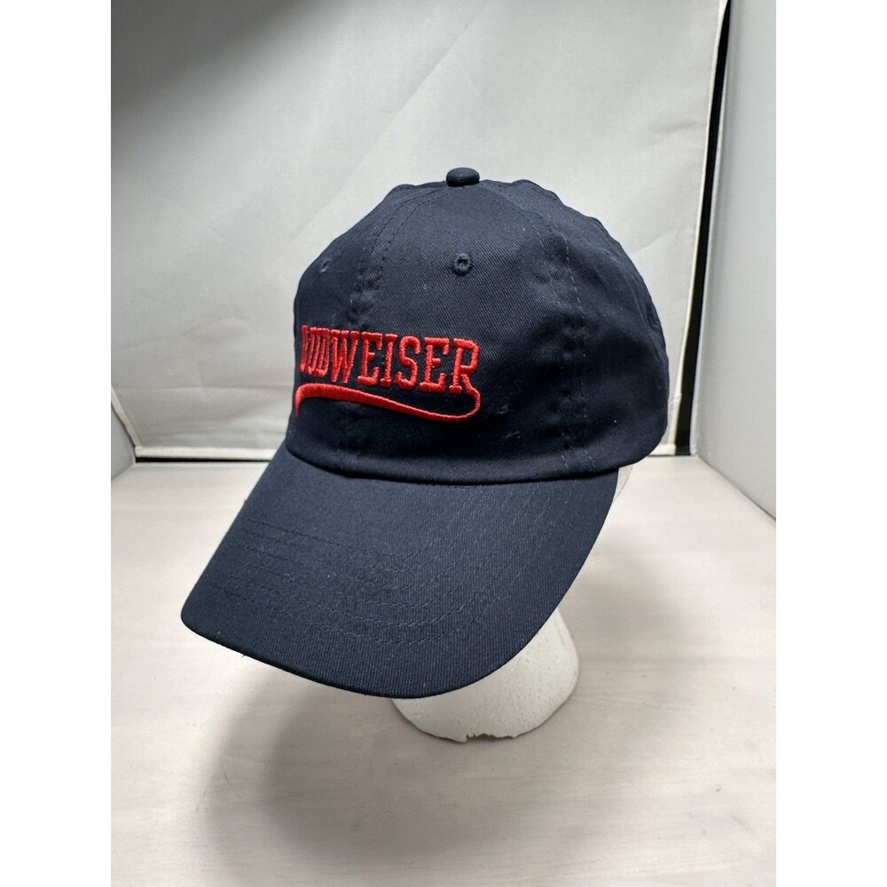 Budweiser Beer-Navy Blue Adjustable Cap/Hat Baseball-NEW